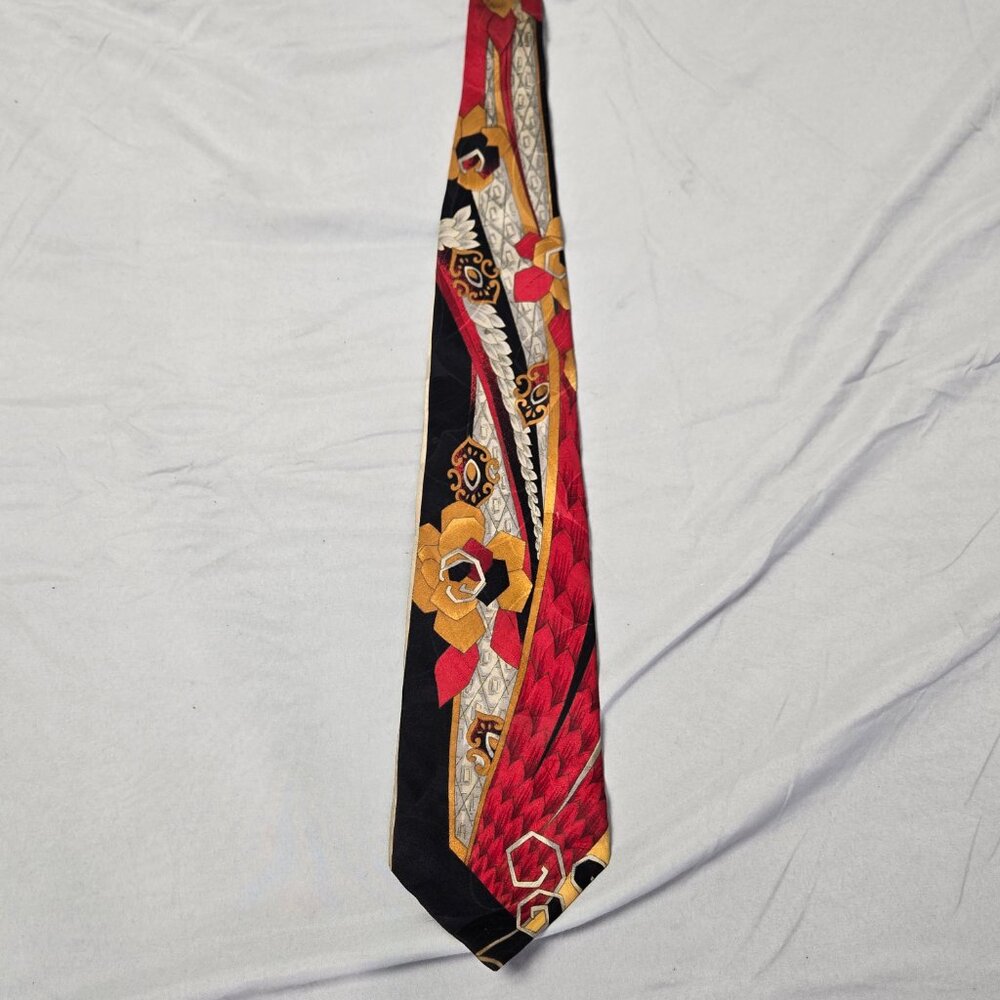Signorcelli d'italia Silk tie Multicolor beautiful design pre-owned great shape - Picture 2 of 4